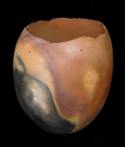 Persephone's Pot, pit-fired clay vessel