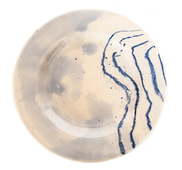 plate, 6" diameter, © 2016
